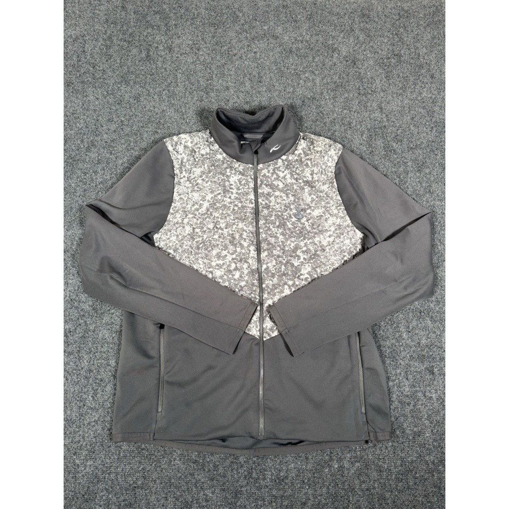 KJUS Jacket Mens Size 52 L Gray Release Full Zip Lightweight Puffy Pullover‎